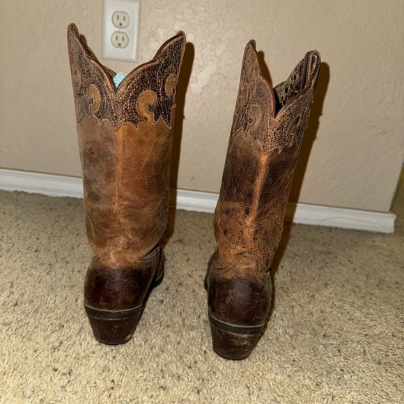 Brown Western Leather Boots - Picture 5 of 8